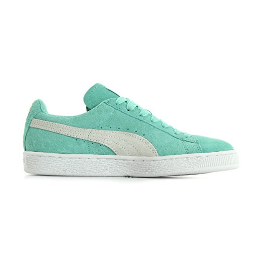 Image of PUMA Suede Classis Women's S6, Women's Low-Top Sneakers, Green (Green /White), 6 UK (39 EU)