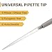 4E's USA 1250µL Pipette Tip - Universal Tips, RNase/DNase Free, Pyrogen Safe, Sterile White Low Retention Pipette Tip 96 Tips Racked
