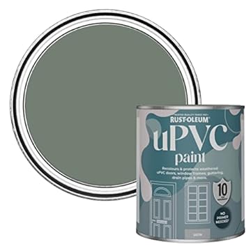 Rust-Oleum Green uPVC Door and Window Paint In Satin Finish - Serenity 750ml