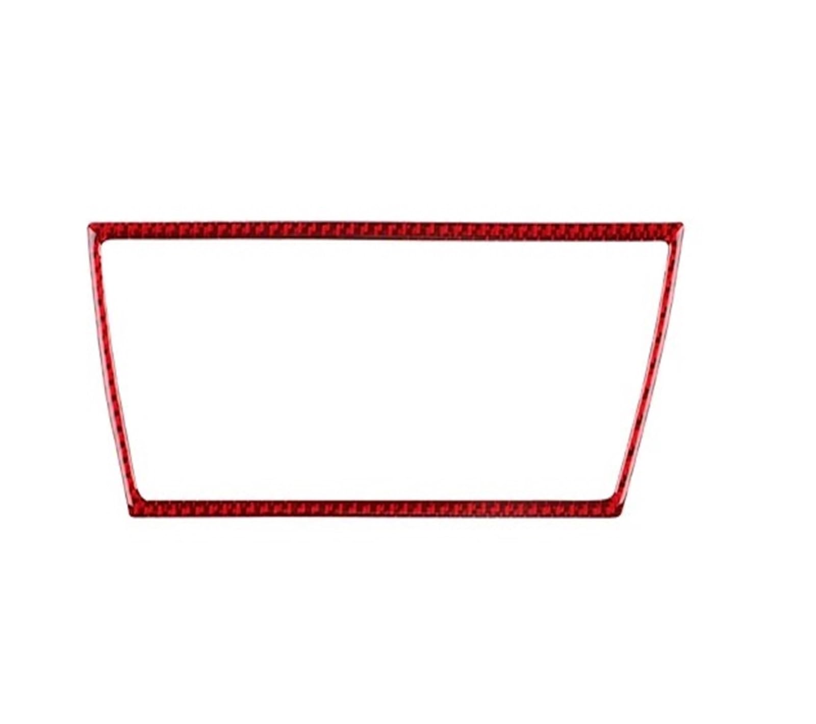 Car Interior Moulding Trim for Seat for Leon 2013-2015 LHD RHD Car Central Storage USB Port Frame Interior Real Soft Carbon Fiber Sticker Interior Accessories(Red Carbon)