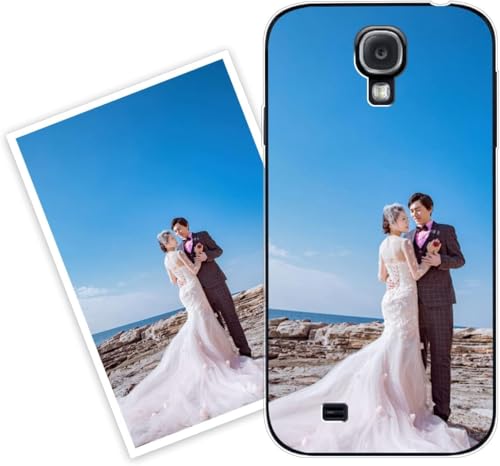 Sunrive Funda Personalizada Compatible con Samsung Galaxy S4, Silicona Flexible Transparente Carcasa Personalizable para tu móvil con Foto Imagen Frase o Texto