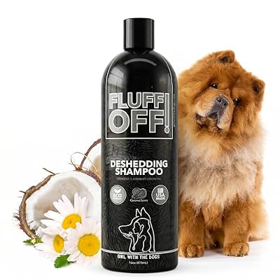 Fluff Off! by Girl with The Dogs Natural Deshedding Dog & Cat Shampoo 8Wks+
