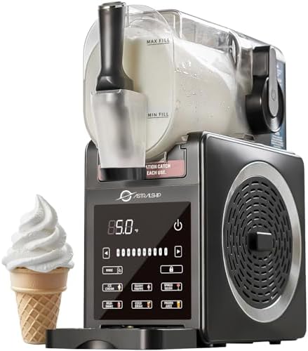 Slushie Machine with Soft Serve Ice Cream Mode, Slushy Maker for Home Frozen Drink Maker with 7 Presets, Auto Rinse, Low-Sugar & Alcohol Alerts – For Slush, Milkshakes, Margaritas & Frappés