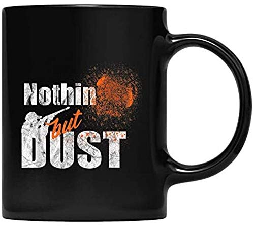 KALIDHAR Clay Target Shooting Nothing But Dust Shoot Trap Skeet Mug