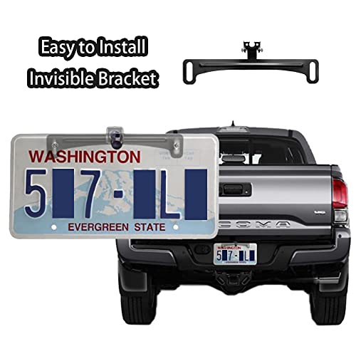 Reverse Rear Camera License Plate Bracket Universal Car Dash Cam Mirror Camera Kit Rearview Camera Mount, Installation Holder For Backup View Camera #TOP3