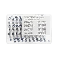 20 Werte * 10 Stück SMB 600W TVS Bi-Directional Surface Mount Schutzdioden Kit