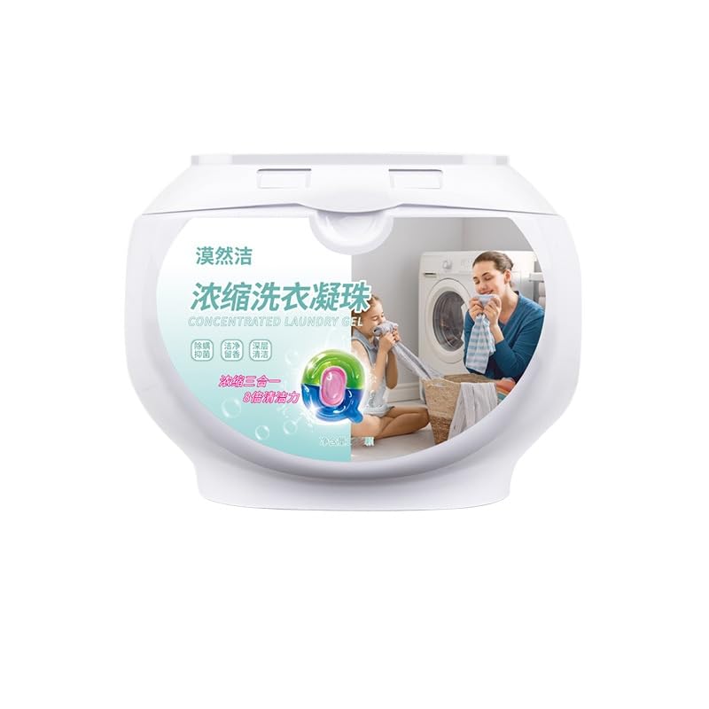 STREAMVOY Cápsulas perfumadas Multi-Clean para lavar a máquina, fragancia de frutas frescas de flores, seguro para el color, suavizante, eliminación de manchas, bajo residuo (40)