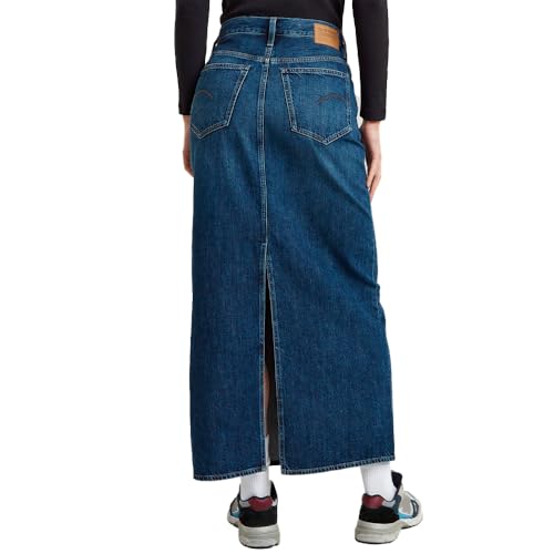 Miniatura 2 de G-Star Para Mujer Falda Viktoria Long, Azul Worn In Waterspouts D24385-D536-G804 , 28