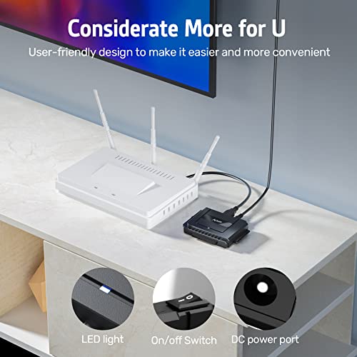 Alxum AX-S109A Sata To Usb 3.0 Adapter - External Hard Drive Reader Recovery Converter thumb #3