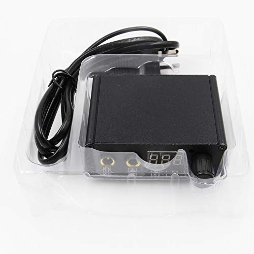 Tattoo Power Supply, Tazay Dual Digital Lcd Design Tattoo Power Supply Multifunctional Tattoo Machine Power Supply Kit For Tattoo Machine Gun Foot Pedal Tattoo Supply #TOP4