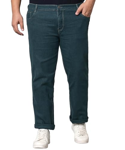 Image of STUDIO NEXX Regular Fit Cotton Lycra Blend Black Jeans
