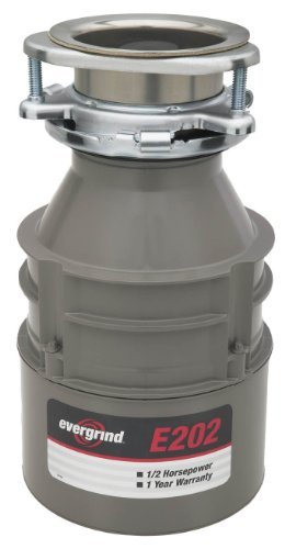Evergrind E202 Food Waster Disposer, 1/2 Horsepower, 1-Pack by Emerson