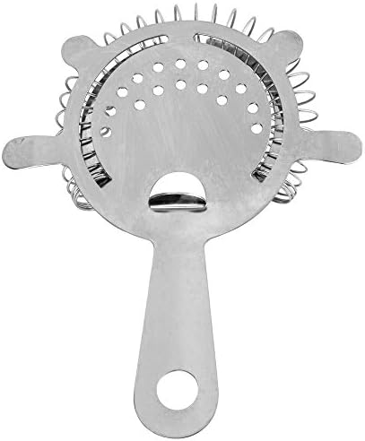 (Pack of 6) Betolla Stainless Steel Hawthorne Strainer – 6-Inch 4-Prong Cocktail Strainer, Professional Bartender Bar Tool for Mixing and Straining - Thumbnail 3