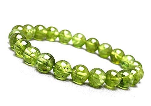 MAUTIK SADIWALA Natural Peridot Bracelet 8mm Beads Size Certified Natural Peridot Bracelet Unisex Bracelet For Men and Women (B09TGW3H93) Amazon Price History, Amazon Price Tracker