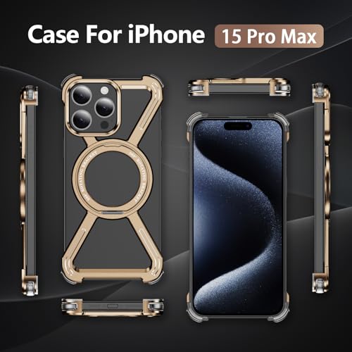 Coque iPhone 15 Pro Max LEMAXELERS or sans cadre compatible MagSafe