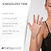 THERABAND Kinesiology Tape, Beige/Beige, 1 Roll, with XactStretch Indicators, Long-Lasting Athletic Support for Shoulder & Knee, Latex-Free Sports Tape, Water Resistant, Cut-to-Length