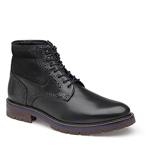 Johnston & Murphy Men's XC Flex Cody Shearling Boot Black Full Grain/Shearling 10.5 M US