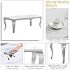 Amazon.com: Kootlena Marble Coffee Table Set of 3, Luxury 3-Piece Table ...