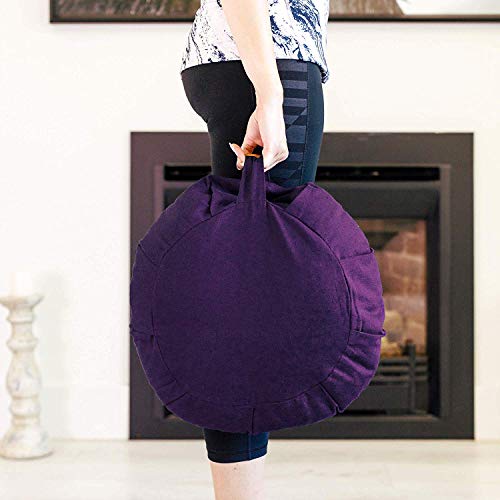 Zabuton Cushion in 10 Color - USA Buckwheat Hulls - Image 3