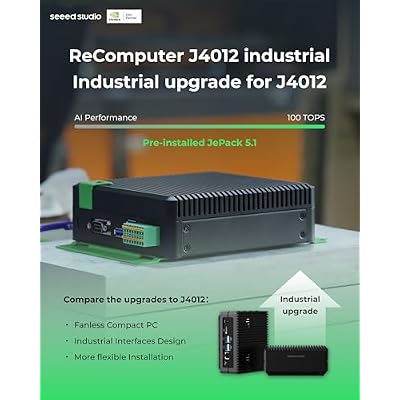 seeed studio reComputer Industrial J4012- Fanless Edge AI Device with Jetson Orin NX 16GB