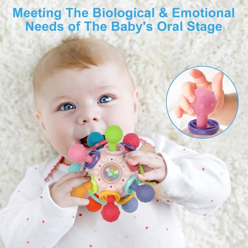 Tohibee TOBE-BARA-03 Baby Montessori Sensory Toys For 0-6 6-12 Months, Food Grade Teething Toys For Babies 0 3 6 9 12 18 Months, Newborn Infant Learning Developmental Toys Gifts thumb #1