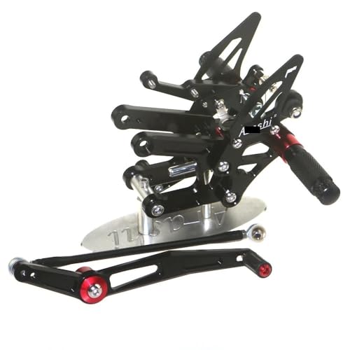Pédales moto arrière réglables CNC pour optimiser la posture de la R6
