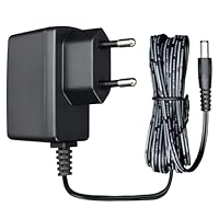 Netzteiladapter 9 V 0,5 A 4,5 W 1,8 m, AC-DC-Schaltadapter (Eingang 100 – 240 V, Ausgang 9 Volt 0,5 A), DC 9 V 5,5 x 2,1 mm Transformatorstecker zur Wandmontage