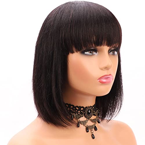 Perruque de cheveux humains de qualité supérieure avec boucles légères - 7
