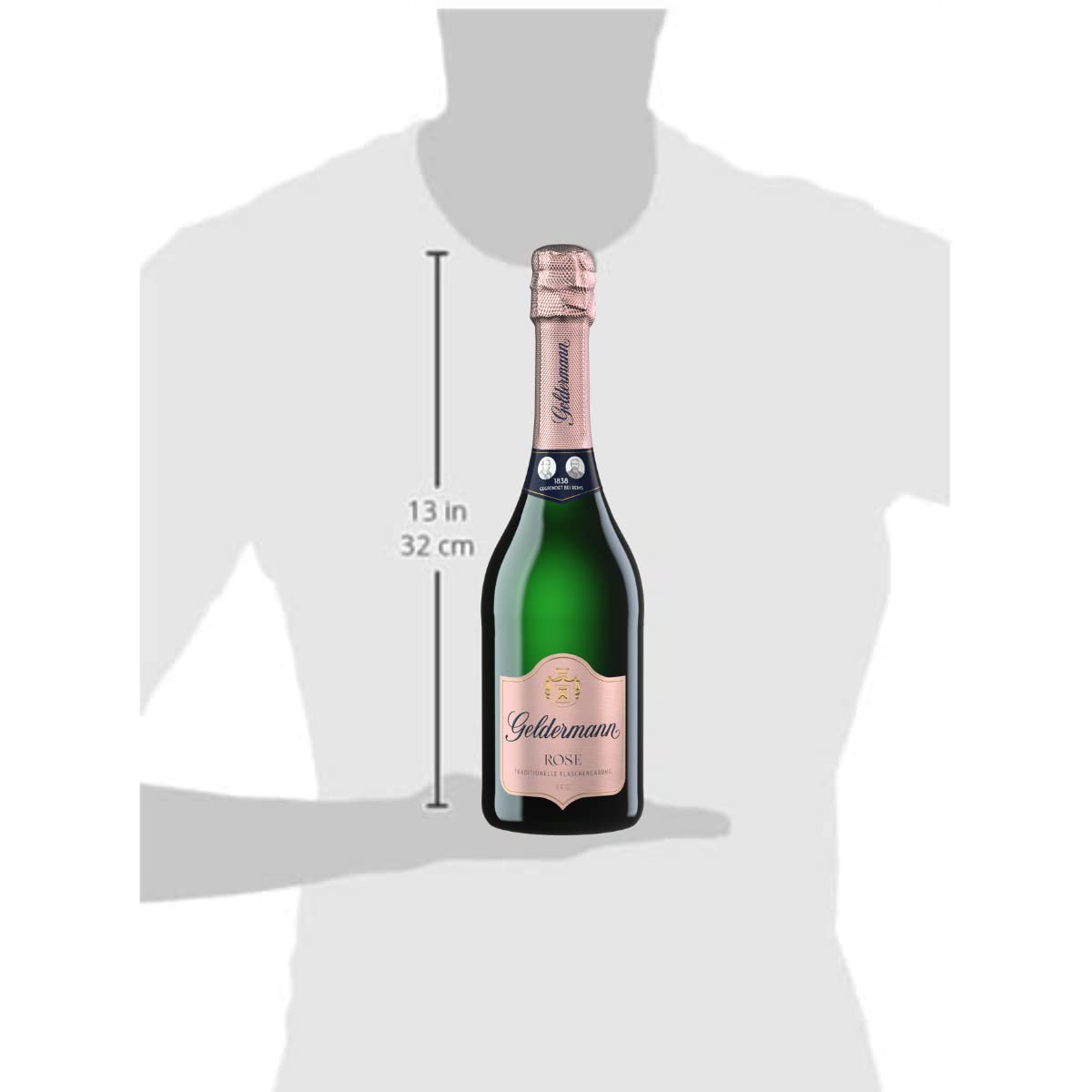Geldermann Sekt Rosé traditioneller Flaschengärung 6 x 0,75l