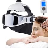 WYLSMSH Electric Head Massager Helmet Cap, Eye & Head Vibration Massage Helmet with Air...