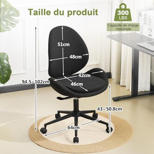 Chaise de coiffeuse et bureau pour une chambre élégante