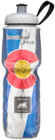 Polar Insulated Water Bottle: 24oz, Colorado State Flag