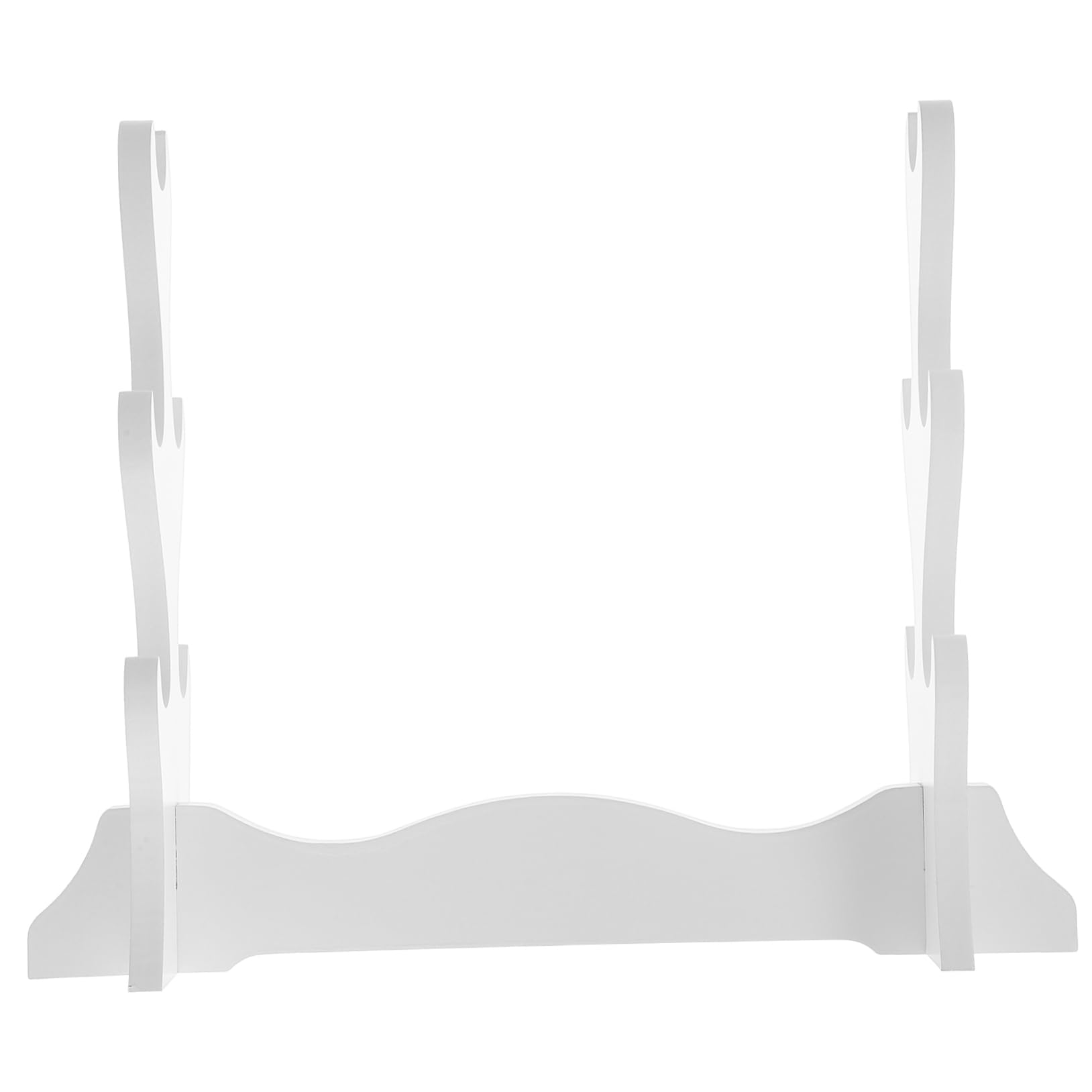 ifundom Medieval Sword Display Stand Solid Wood Sword Holder Flute Display Holder Home Decor Storage Rack