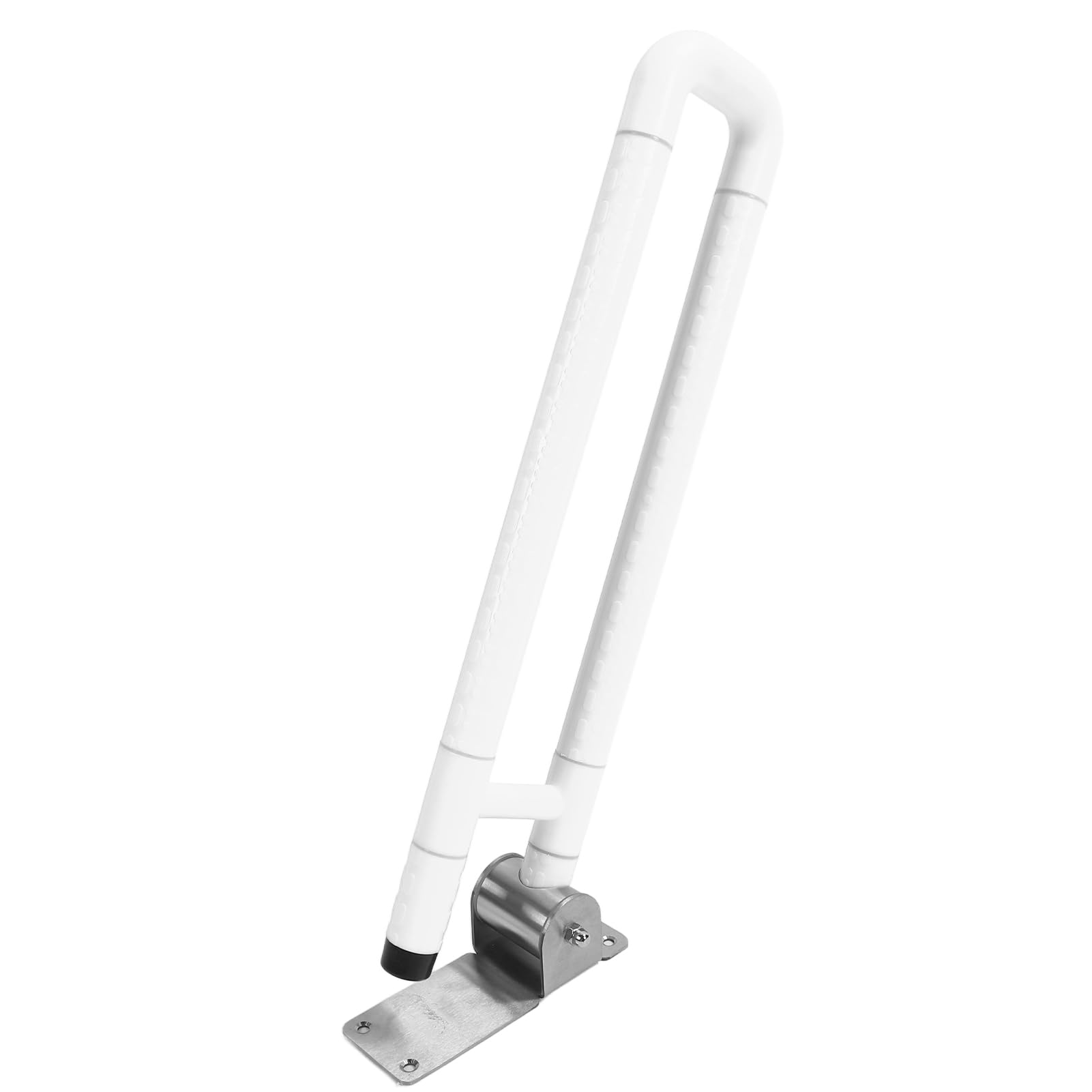 Naroote Składana Poręcz Toaletowa, Wspornik ze Stali Nierdzewnej (WHITE)