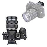 PROfezzion Okular z Miękkiego Silikonu, Typ Wydłużony do Olympus OM SYSTEM OM-1II, OM-1 Micro Four Thirds MFT Zastępuje Olympus EP-18