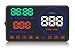 Eoncore M9 5.5" Car HUD Head Up Display with OBD2 Interface Plug & Play KM/h MPH Speeding Warning Driving Distance Display With HD Image Reflection
