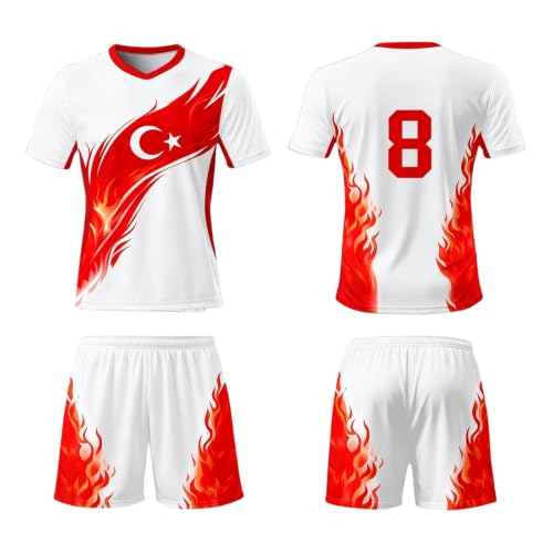 Maillot Foot Turquie Coupe Droite Anti Transpiration pour Fan