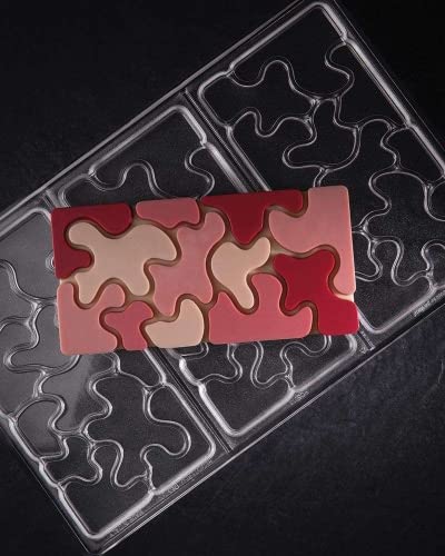 Schokoladen Form Camouflage Form 275x175mm Tafel 154x77x8mm ca.100g