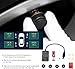USB Tire Pressure Monitor System TPMS Monitoring Alarm with 4 External Sensors Compatible with Android Car Navigation Display