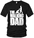 Le Papa Qui Marche - Cadeau pour la fête des pères avec Le Papa Poussette - T-Shirt pour Homme et T-Shirt pour Homme, Coloris:Noir, Taille:XXL