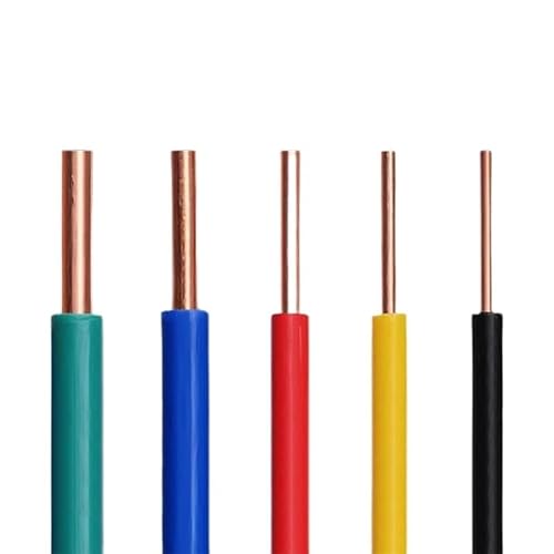 Image of Electrical Wire, BV Single-Core Flame Retardant Copper PVC Wire Multicolor 6-18 AWG 1.0-10mm 1-5M(Yellow-green,1.5MM 15 AWG 2 meter)