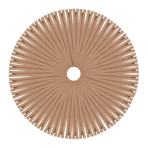 Mandala Crafts 85 PCs Tan Assorted Lengths Nylon Zippers for Sewing