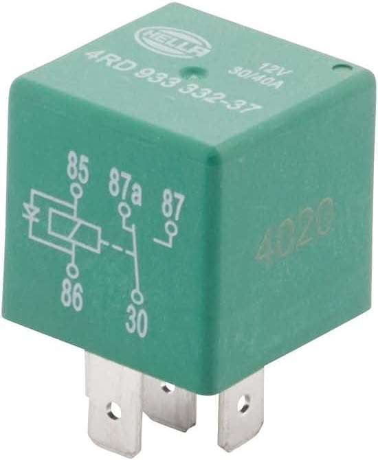 Mahle Relais, Arbeidsstroom - MR 48 | Nominale Stroom: 12 V Aantal Polen 4 Polig