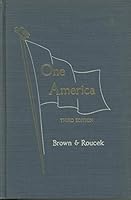 ONE AMERICA : THE HISTORY, CONTRIBUTIONS, AND PRESENT PROBLEMS OF OUR RACIAL AND NATIONAL MINORITIES B000Z43X1E Book Cover
