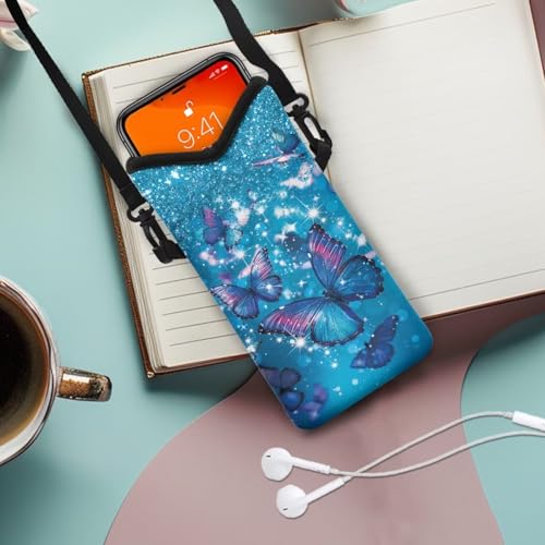 Neoprene Small Crossbody Bag with Adjustable Strap Water-Resistant Portable Cellphone Pouch for Travel, Outings2