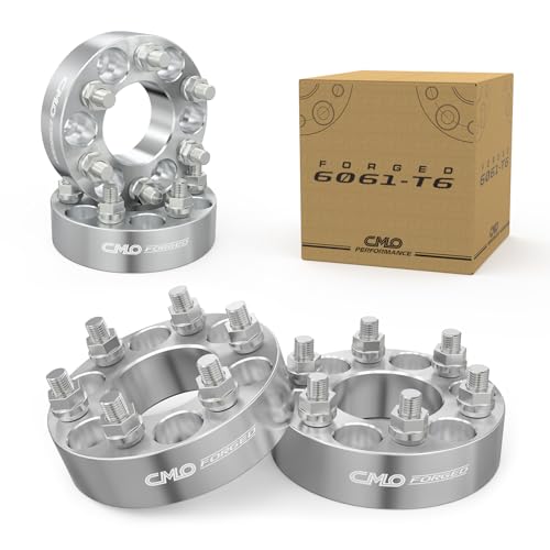 Customadeonly 6x127 (6x5) to 6x139.7 (6x5.5) Forged Wheel Adapters 38mm (1.5 Inch) – Compatible for 6x127 Hubs to Fit 6x139.7 Wheels – 4pc Set, 78.3mm Bore, M14x1.5 Studs 1.5 Inch (4pc)