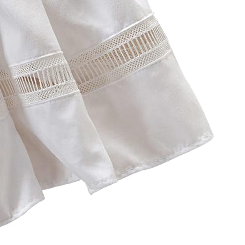 Mekek Saia de cama envolvente saia de cama de renda com babados cor sólida lavável na máquina saia d