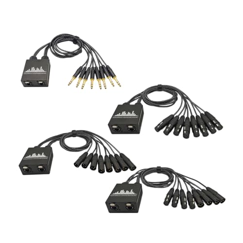 Extensor RJ45 a XLR de alta velocidad con 8 canales estables 4