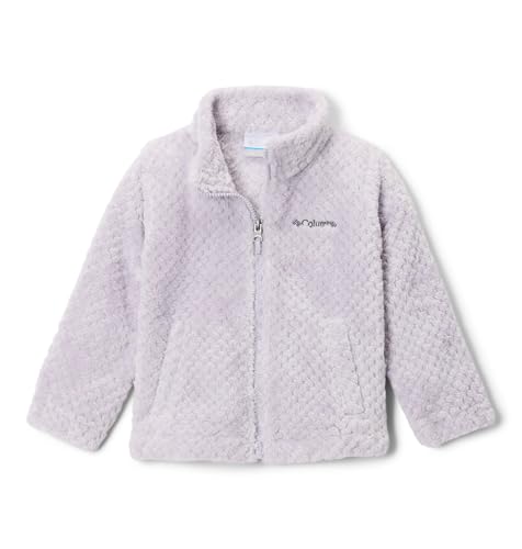 Columbia Youth Girls Toddler Fire Side Sherpa Full Zip Fleece Jacket, Lavender Pearl, 2T