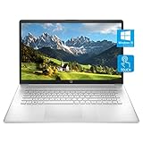 2021 Newest HP 17t Business Laptop | 17.3' HD+ Touch Display | 11th Gen Intel Core i7-1165G7 | 32GB DDR4 RAM | 1TB PCIe SSD | Wi-Fi 6 | Backlit KB | Webcam | HDMI | Win10 Enterprise | Silver